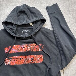 Ed Sheeran Mathematics Tour Black Hoodie Graphic Pullover Sweatshirt Small‎